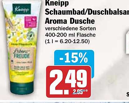 Kneipp Schaumbad/Duschbalsam Aroma Dusche verschiedene Sorten 400-200 ml Flasche