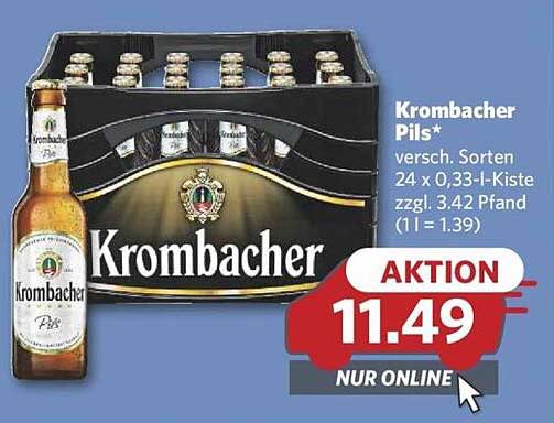 Krombacher Pils 24 x 0,33 l Kiste