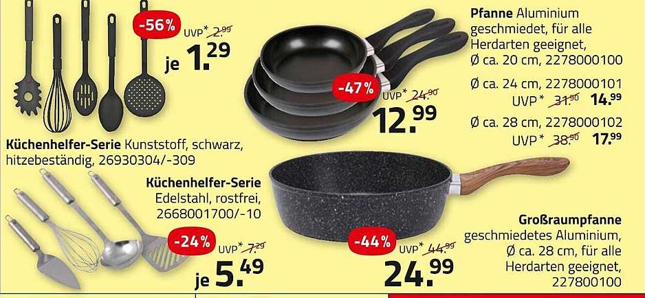 Küchenhelfer-Serie Edelstahl, rostfrei, 2668001700/-10