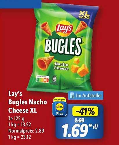 Lay's Bugles Nacho Cheese XL