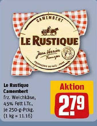 Le Rustique Camembert, 250 g