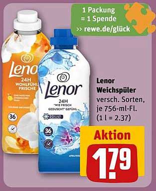 Lenor Weichspüler - Verschiedene Sorten 756ml