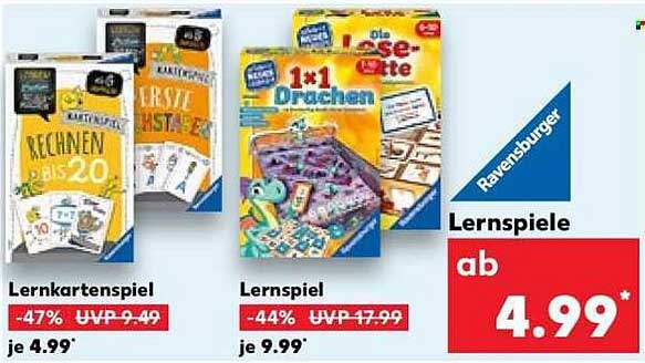 Lernspiele von Ravensburger ab 4,99 €