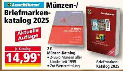 Leuchtturm Münzen-/Briefmarkenkatalog 2025