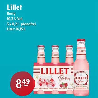 Lillet Berry 3 x 0,2 l - pfandfrei