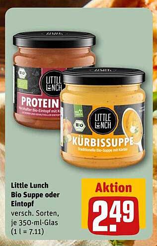Little Lunch Bio Suppe oder Eintopf