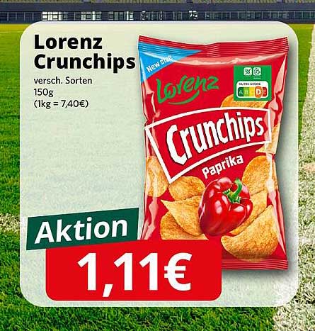 Lorenz Crunchips Paprika 150g