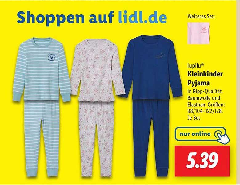 lupilu® Kleinkinder Pyjama