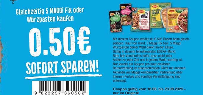 MAGGi Fix und Würzpastete - Sofort sparen!
