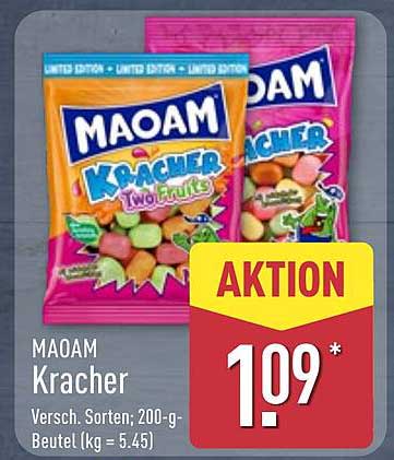 MAOAM Kracher - Verschiedene Sorten, 200-g-Beutel