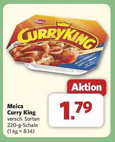 Meica Curry King - Verschiedene Sorten 220-g-Schale