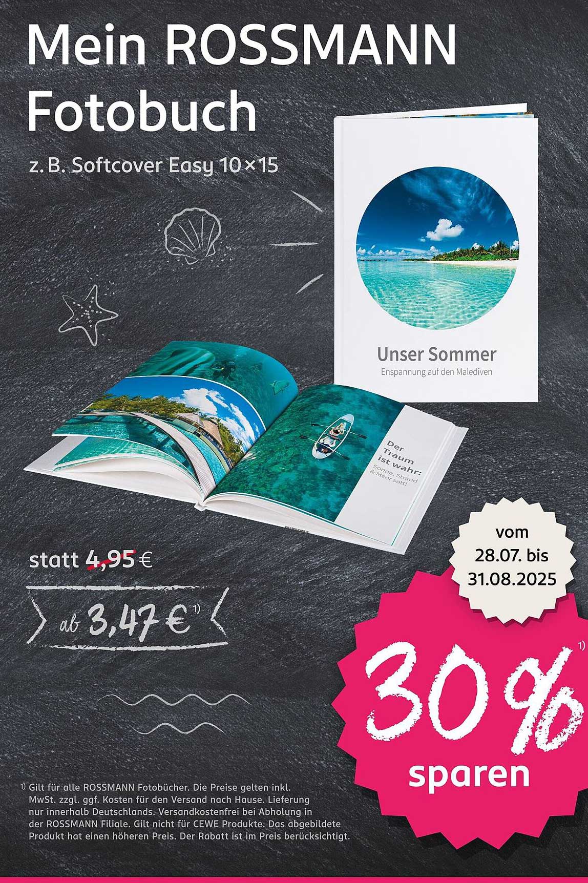 Mein ROSSMANN Fotobuch - z. B. Softcover Easy 10×15
