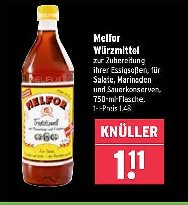 Melfor Würzmittel 750 ml – Überragender Geschmack für Ihre Küche