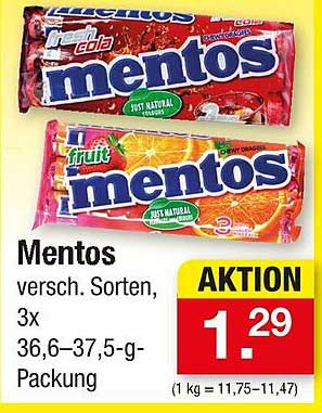 Mentos - Fruchtige Genussvielfalt in praktischen 3er-Packungen