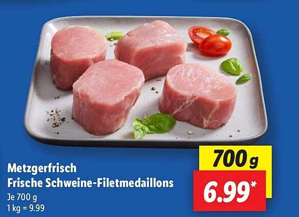Metzgerfrisch Frische Schweine-Filetmedaillons