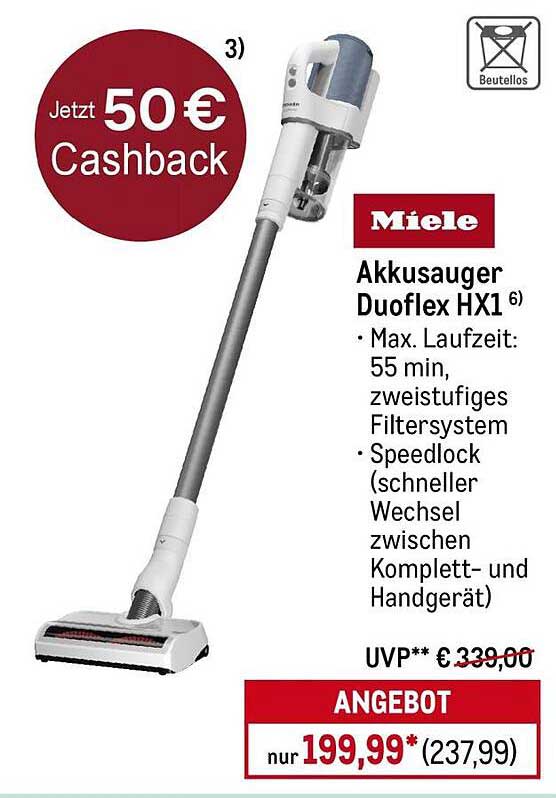 Miele Akkusauger Duoflex HX1