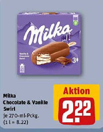 Milka Chocolate & Vanille Swirl 270 ml
