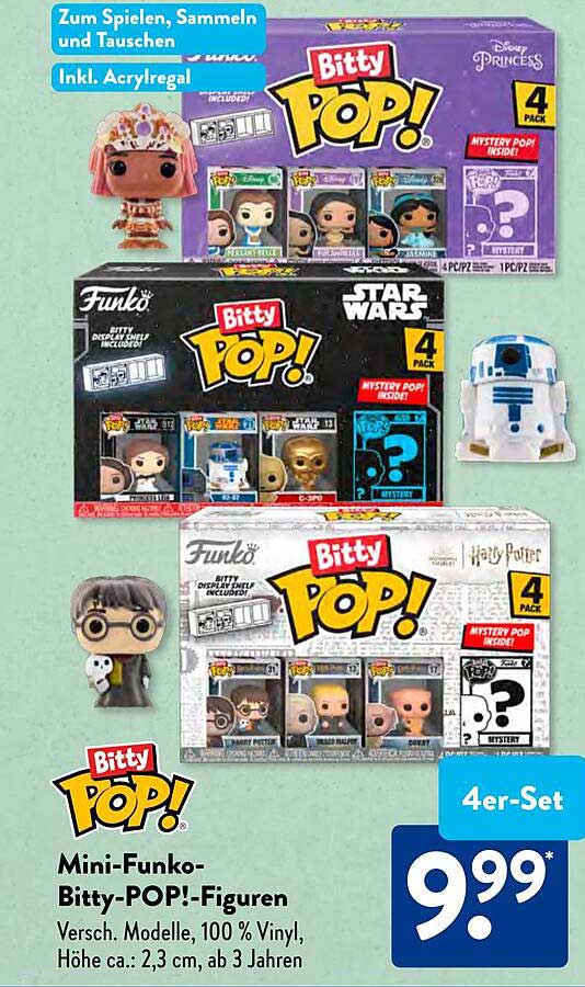 Mini-Funko-Bitty-Pop!-Figuren 4er-Set