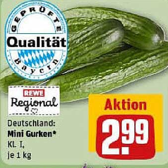 Mini Gurken, je 1 kg
