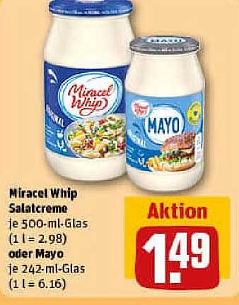 Miracel Whip Salatcreme oder Mayo - Aktion!