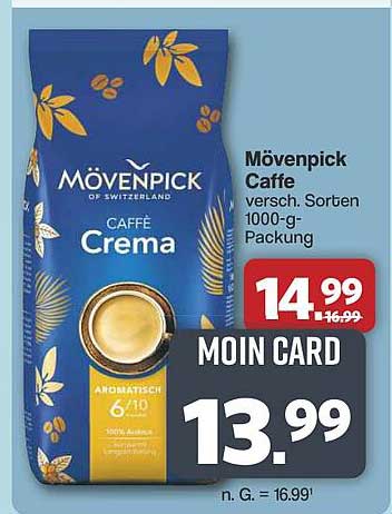 Mövenpick Caffè Crema 1000-g-Packung