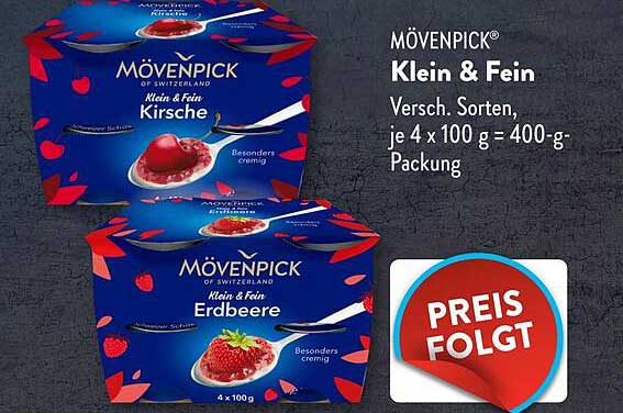 MÖVENPICK® Klein & Fein - Kirsche und Erdbeere