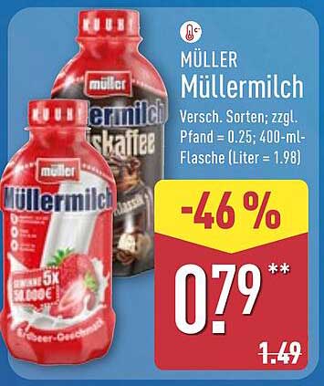 MÜLLERMILCH - Verschiedene Sorten