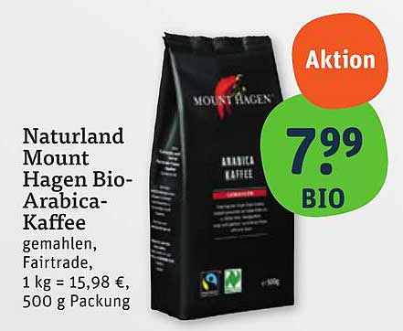 Naturland Mount Hagen Bio-Arabica-Kaffee 500 g