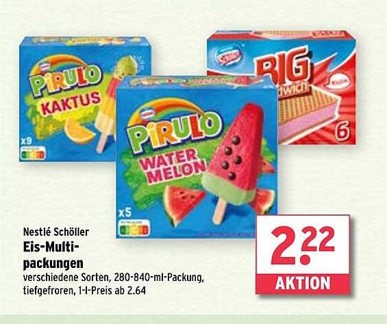 Nestlé Schöller Eis-Multipackungen