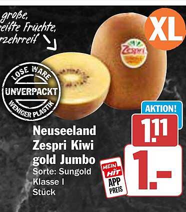 Neuseeland Zespri Kiwi gold Jumbo