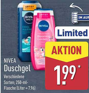 NIVEA Duschgel - Verschiedene Sorten; 250-ml-Flasche (Liter - 7,96)