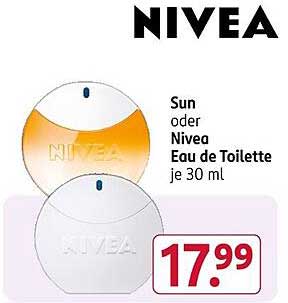 NIVEA Sun oder Nivea Eau de Toilette je 30 ml