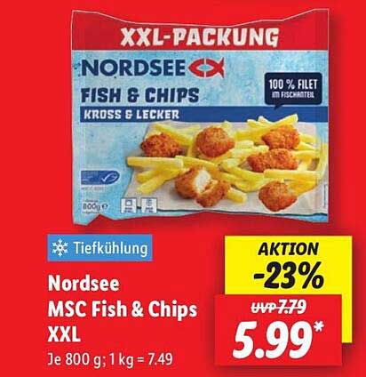 Nordsee MSC Fish & Chips XXL