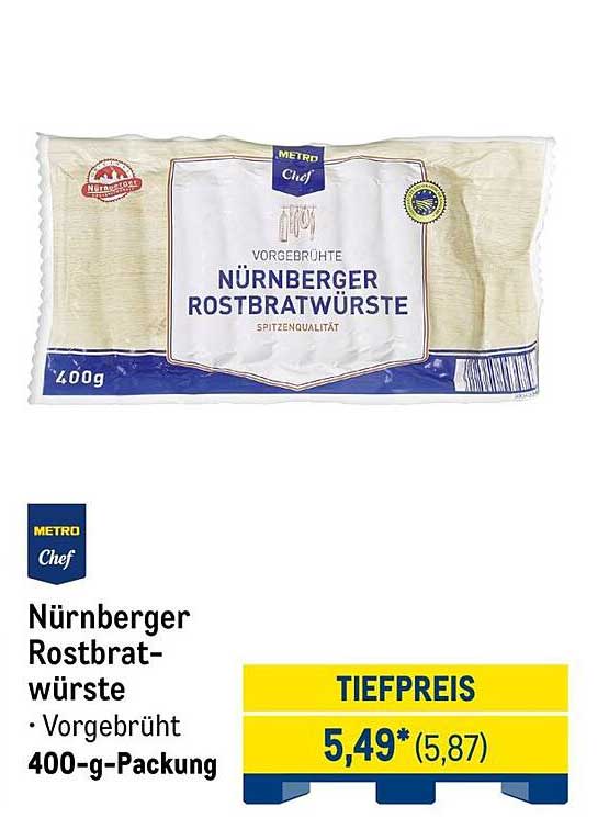 Nürnberger Rostbratwürste - Vorzugspreis!