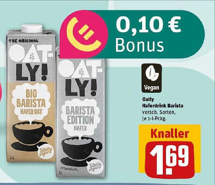 Oatly Haferdrink Barista 1L