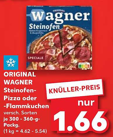 ORIGINAL WAGNER Steinofen-Pizza oder -Flammkuchen 300 - 360 g