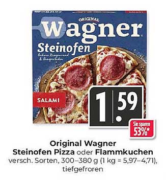 Original Wagner Steinofen Pizza oder Flammkuchen