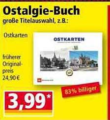 Ostalgie-Buch - Große Titelauswahl, z.B.: Ostkarten
