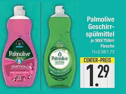 Palmolive Geschirrspülmittel je 500/750ml Flasche