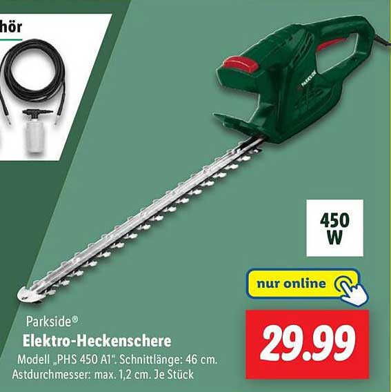 Parkside Elektro-Heckenschere PHS 450 A1
