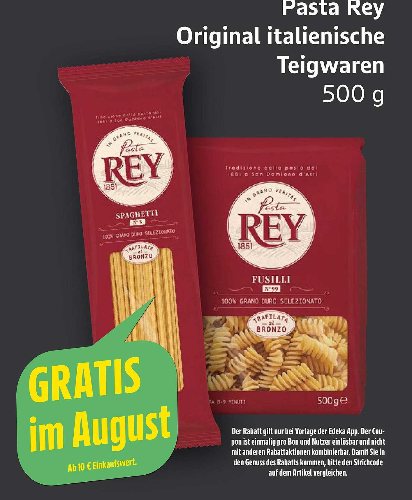 Pasta Rey Original italienische Teigwaren 500 g