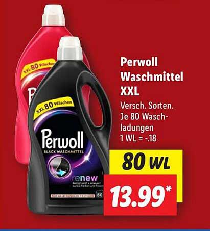 Perwoll Waschmittel XXL - 80 WL
