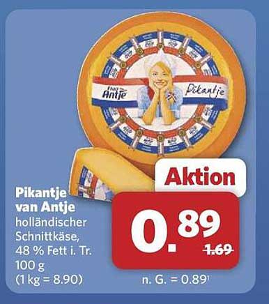 Pikantje van Antje holländischer Schnittkäse