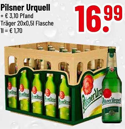 Pilsner Urquell 20x0,5l Kasten