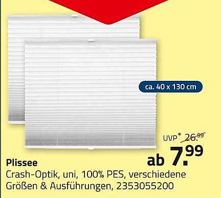 Plissee in Crash-Optik – Ideal für Ihr Zuhause