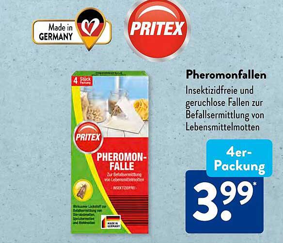 Pritex Pheromonfallen – 4er-Packung