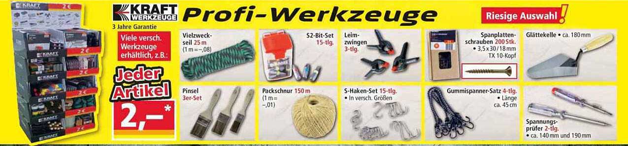 Profi-Werkzeuge von KRAFT – Riesige Auswahl zum unschlagbaren Preis!