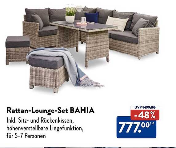Rattan-Lounge-Set BAHIA