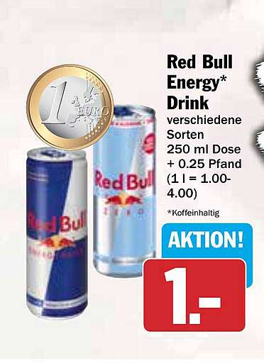 Red Bull Energy* Drink verschiedene Sorten 250 ml Dose + 0.25 Pfand