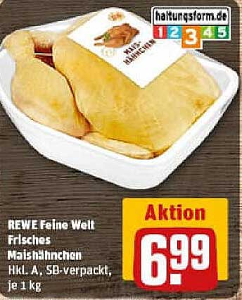 REWE Feine Welt Frisches Maishähnchen, 1 kg